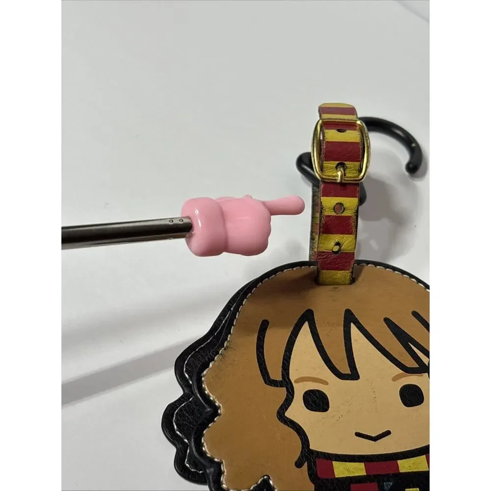 Harry Potter Hermione Granger Luggage Bag Tag Chibi Wizarding World Gryffindor